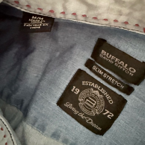 Buffalo David Bitton Gradient Denim Shirt - Picture 2 of 7